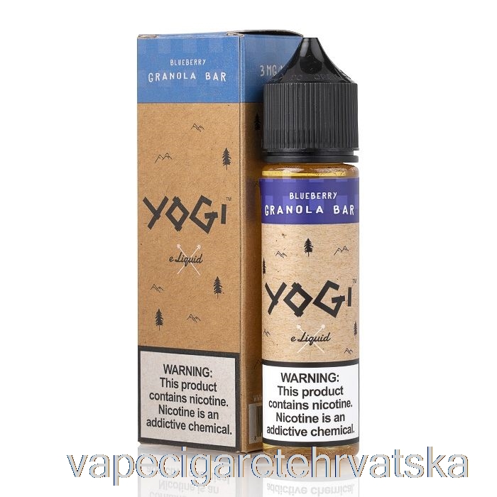 Vape Hrvatska Borovnica Granola Bar - Yogi E-liquid - 60ml 0mg